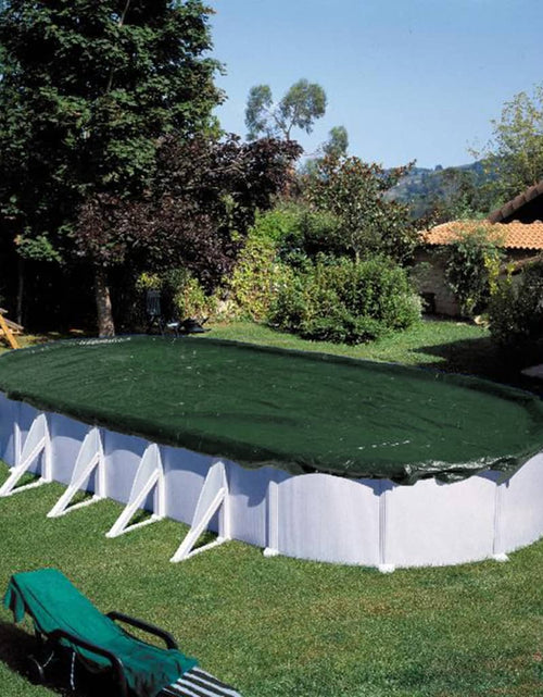 Încărcați imaginea în vizualizatorul Galerie, Summer Fun Prelată de piscină pentru iarnă, verde, 725 cm, PVC, oval Lando - Lando
