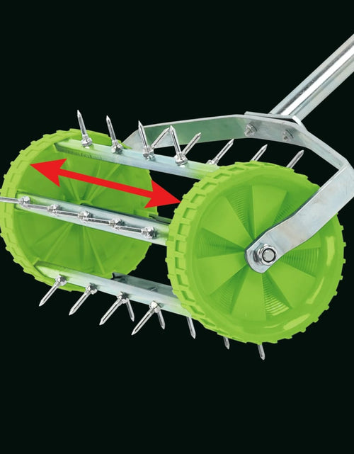 Încărcați imaginea în vizualizatorul Galerie, Draper Tools Aerator pentru gazon cu tambur, 450 mm, verde - Lando
