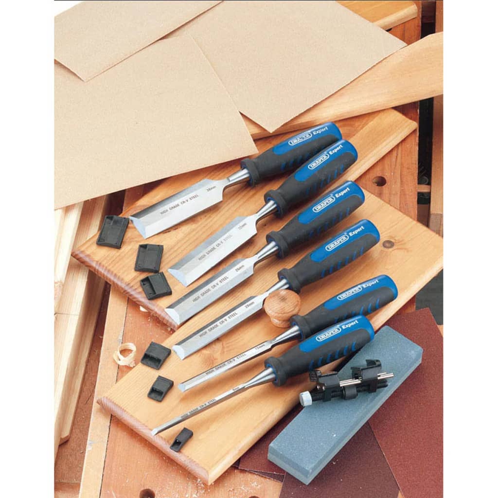 Draper Tools Set de daltă pentru lemn, opt piese, 88605 - Lando