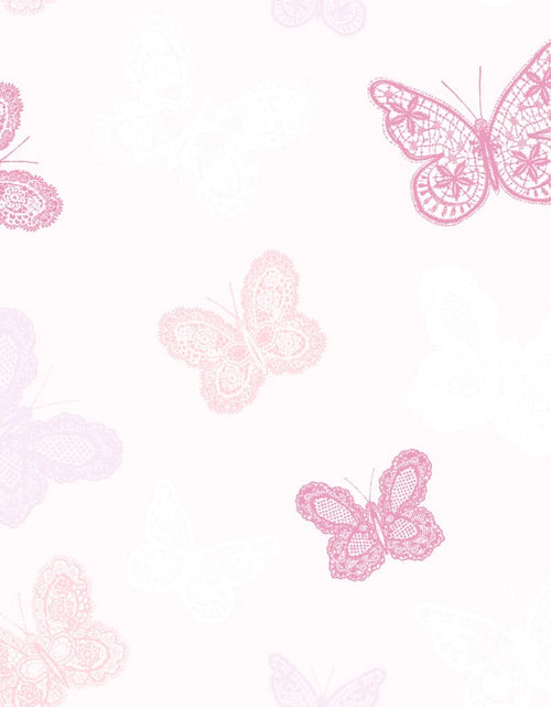 Încărcați imaginea în vizualizatorul Galerie, Kids at Home Tapet Butterfly, roz, 100114 - Lando
