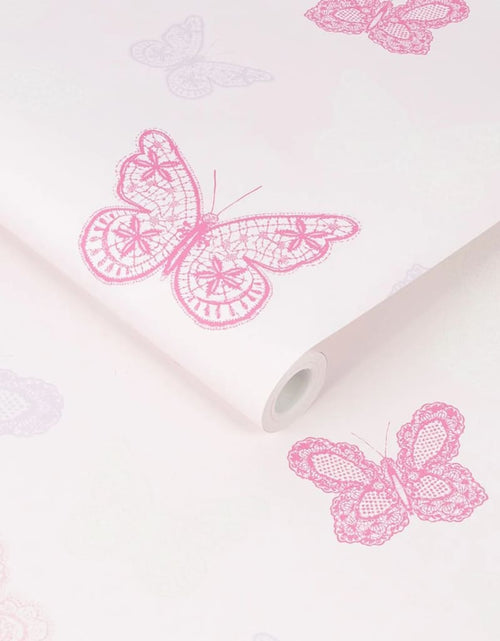 Încărcați imaginea în vizualizatorul Galerie, Kids at Home Tapet Butterfly, roz, 100114 - Lando
