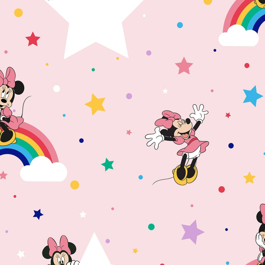 Noordwand Tapet „Kids @ Home Rainbow Minnie”, roz - Lando