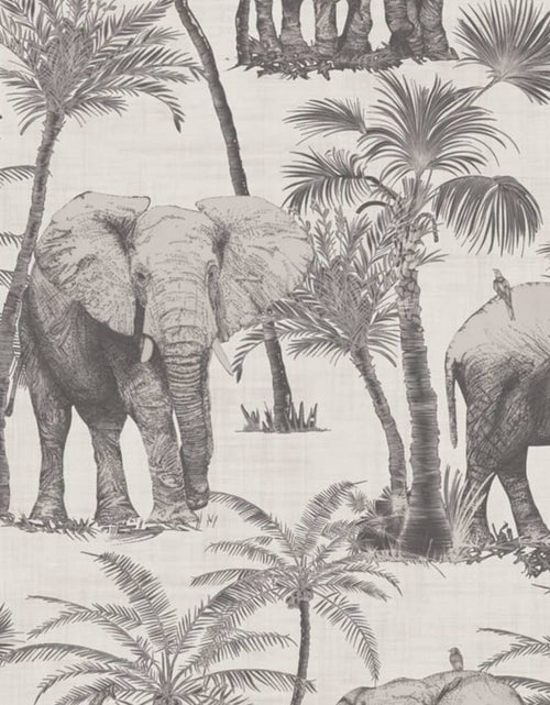 Загрузите изображение в средство просмотра галереи, DUTCH WALLCOVERS Tapet model elefant, cărbune - Lando
