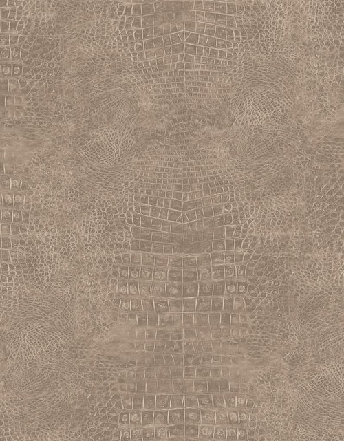 Încărcați imaginea în vizualizatorul Galerie, Noordwand Tapet Croco, gri taupe Lando - Lando
