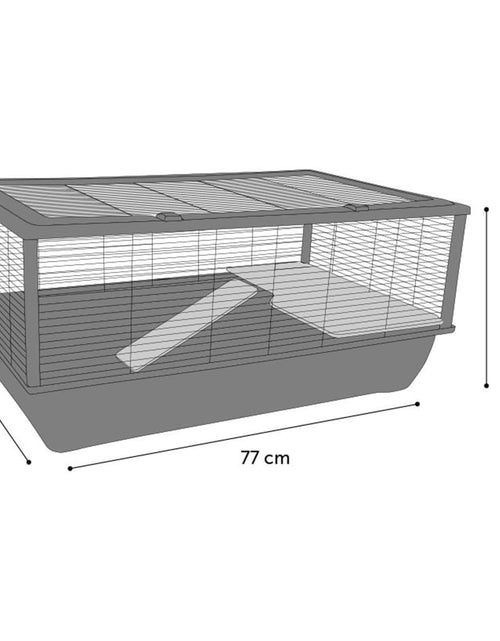 Загрузите изображение в средство просмотра галереи, FLAMINGO Cușcă pentru animale mici &quot;Elsa&quot;, 77x47x36,5 cm, mică Lando - Lando
