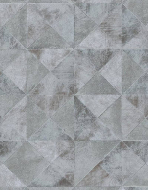 Încărcați imaginea în vizualizatorul Galerie, Noordwand Tapet „Topchic Graphic Shapes Facet”, gri metalic - Lando
