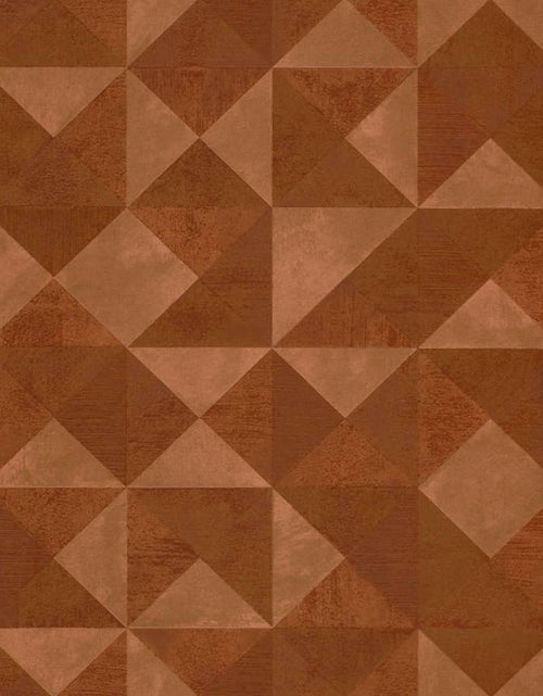 Încărcați imaginea în vizualizatorul Galerie, Noordwand Tapet „Topchic Graphic Shapes Facet”, portocaliu metalic - Lando
