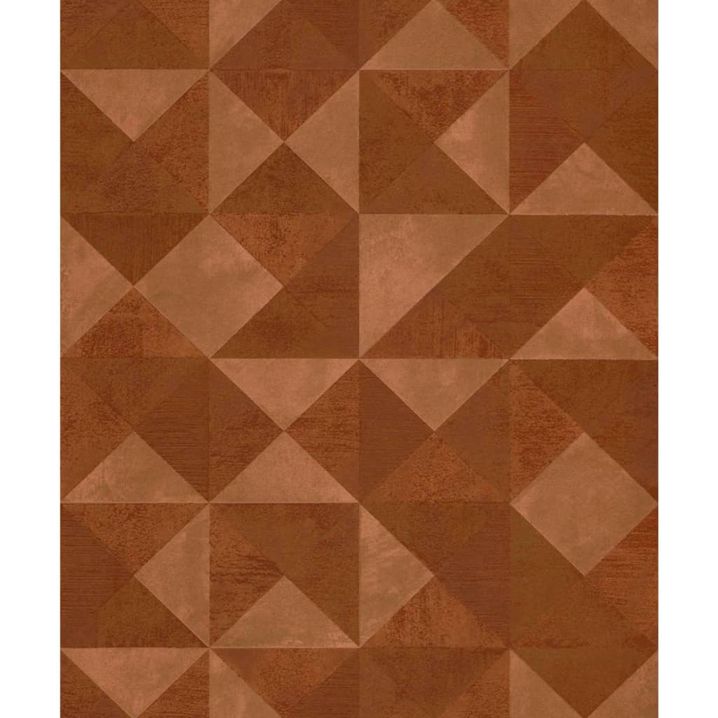 Noordwand Tapet „Topchic Graphic Shapes Facet”, portocaliu metalic - Lando
