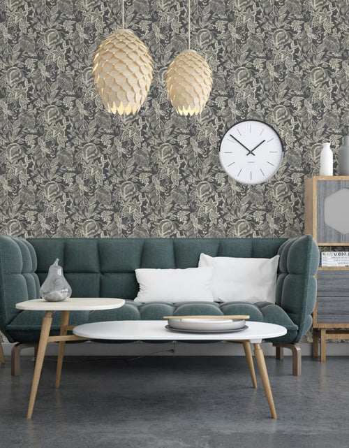 Încărcați imaginea în vizualizatorul Galerie, DUTCH WALLCOVERINGS Tapet „Mae”, negru și bej Lando - Lando
