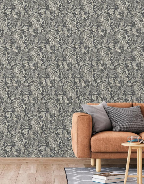 Încărcați imaginea în vizualizatorul Galerie, DUTCH WALLCOVERINGS Tapet „Mae”, negru și bej Lando - Lando
