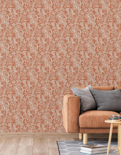 Загрузите изображение в средство просмотра галереи, DUTCH WALLCOVERINGS Tapet „Mae”, portocaliu și bej Lando - Lando
