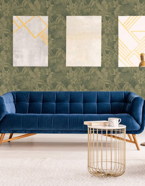 Загрузите изображение в средство просмотра галереи, DUTCH WALLCOVERINGS Tapet „Joelle”, verde și auriu Lando - Lando
