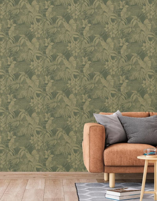 Încărcați imaginea în vizualizatorul Galerie, DUTCH WALLCOVERINGS Tapet „Joelle”, verde și auriu Lando - Lando
