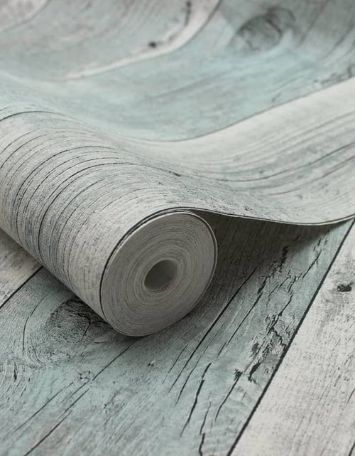 Загрузите изображение в средство просмотра галереи, Noordwand Tapet &quot;Topchic Wooden Planks&quot;, gri și albastru - Lando
