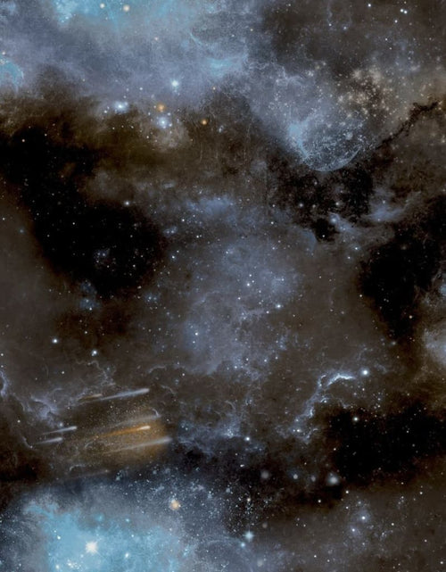 Загрузите изображение в средство просмотра галереи, Noordwand Tapet &quot;Good Vibes Galaxy with Stars&quot;, albastru și negru - Lando
