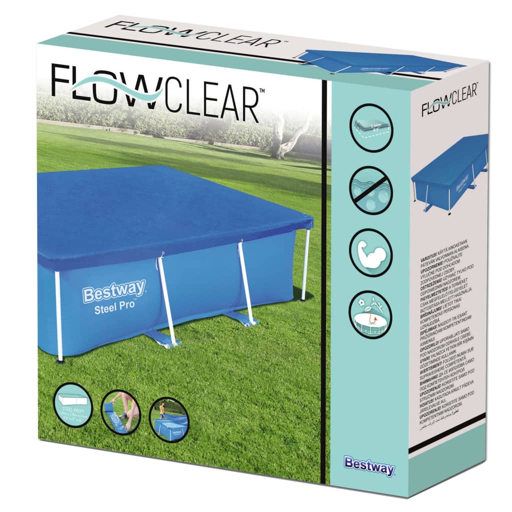 Bestway Prelată de piscină Flowclear, 259 x 170 cm Lando - Lando