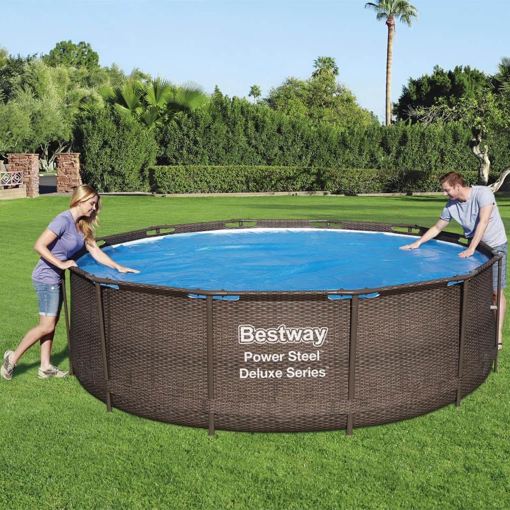 Bestway Prelată solară de piscină Flowclear, 356 cm Lando - Lando