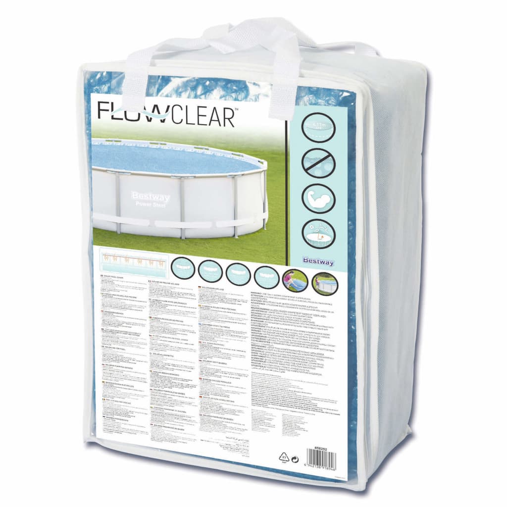 Bestway Prelată solară de piscină Flowclear, 427 cm Lando - Lando