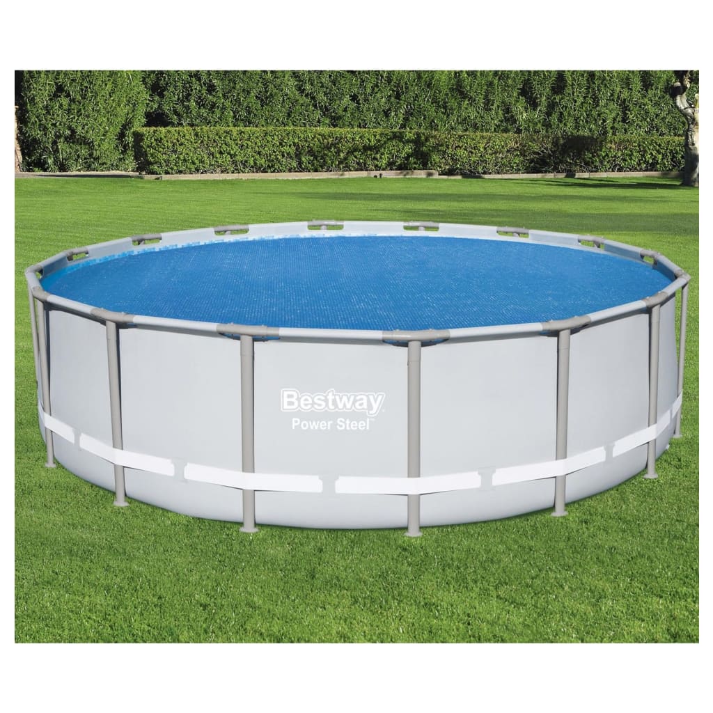 Bestway Husă solară pentru piscină Flowclear, albastru, 462 cm, rotund Lando - Lando