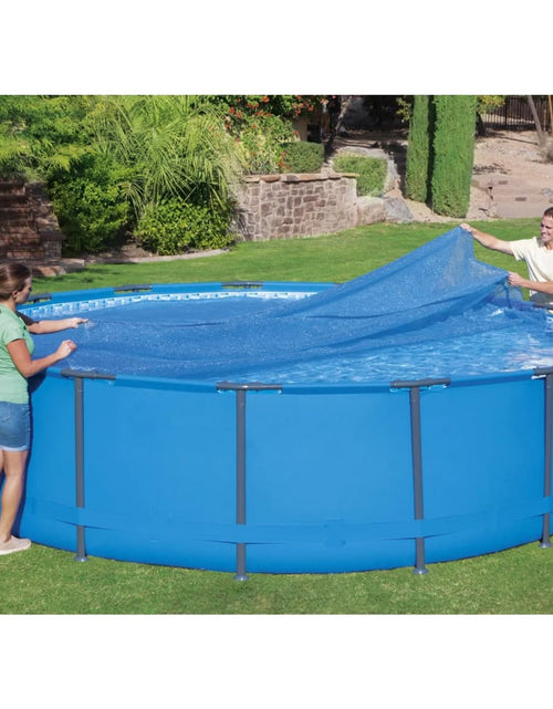 Încărcați imaginea în vizualizatorul Galerie, Bestway Husă solară pentru piscină Flowclear, albastru, 462 cm, rotund Lando - Lando
