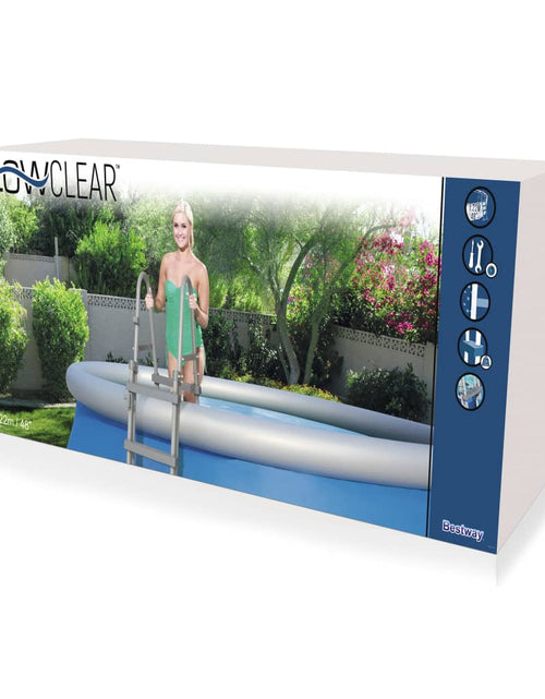 Загрузите изображение в средство просмотра галереи, Bestway Scară de siguranță piscină cu 4 trepte Flowclear 122 cm, 58331 Lando - Lando
