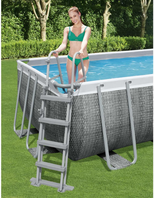 Încărcați imaginea în vizualizatorul Galerie, Bestway Scară de siguranță piscină cu 4 trepte Flowclear, 122 cm Lando - Lando
