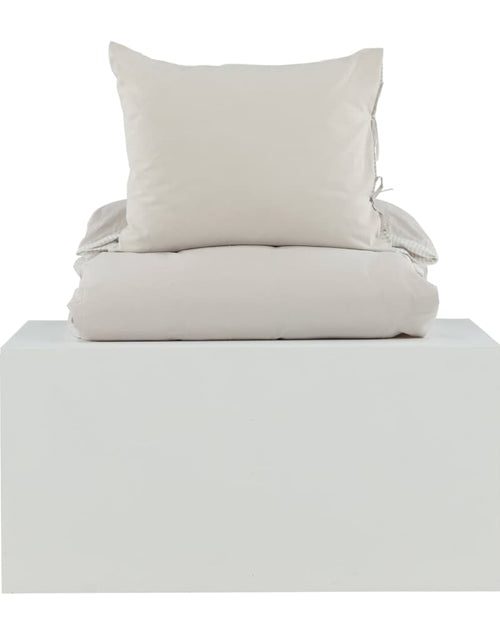 Încărcați imaginea în vizualizatorul Galerie, Venture Home Set lenjerie de pat „Jenna”, 200x150 cm, nisipiu, bumbac Lando - Lando
