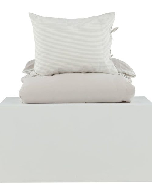 Încărcați imaginea în vizualizatorul Galerie, Venture Home Set lenjerie de pat „Jenna”, 200x150 cm, nisipiu, bumbac Lando - Lando

