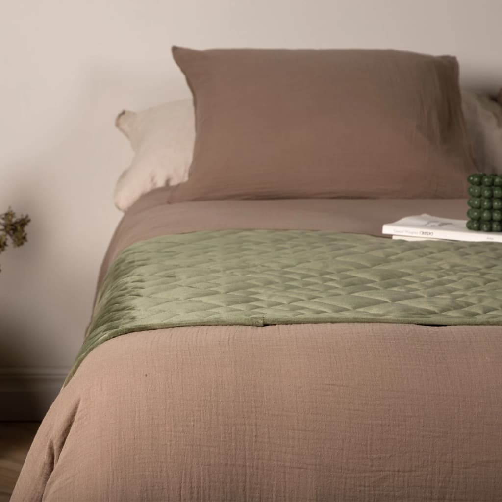 Venture Home Cuvertură de pat „Jilly” 80x260 cm, verde, poliester Lando - Lando