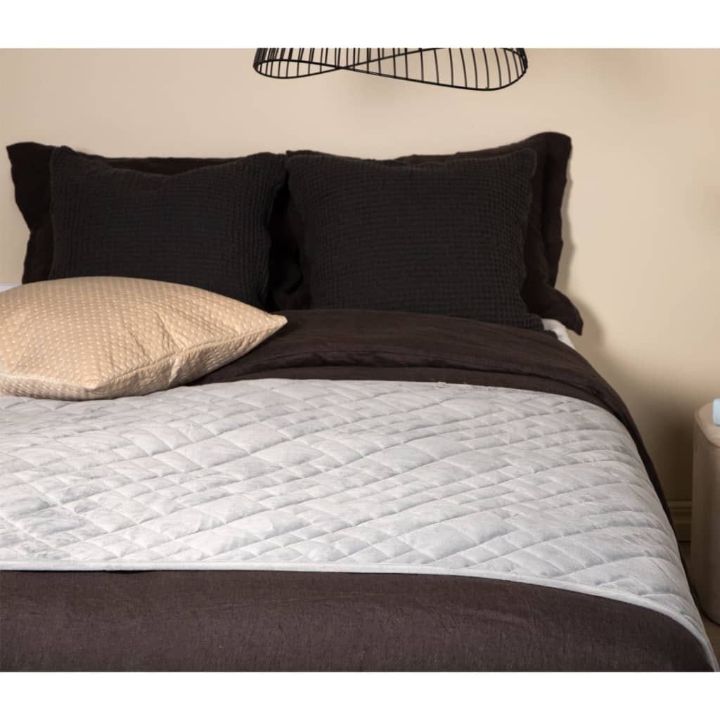 Venture Home Cuvertură de pat „Jilly” 80x260cm, gri deschis, poliester Lando - Lando