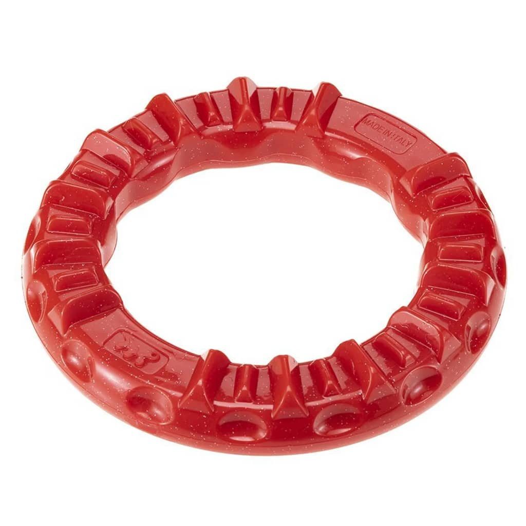 Ferplast Jucărie dentară pentru câini „Smile”, mare, roșu, 20x18x4 cm - Lando