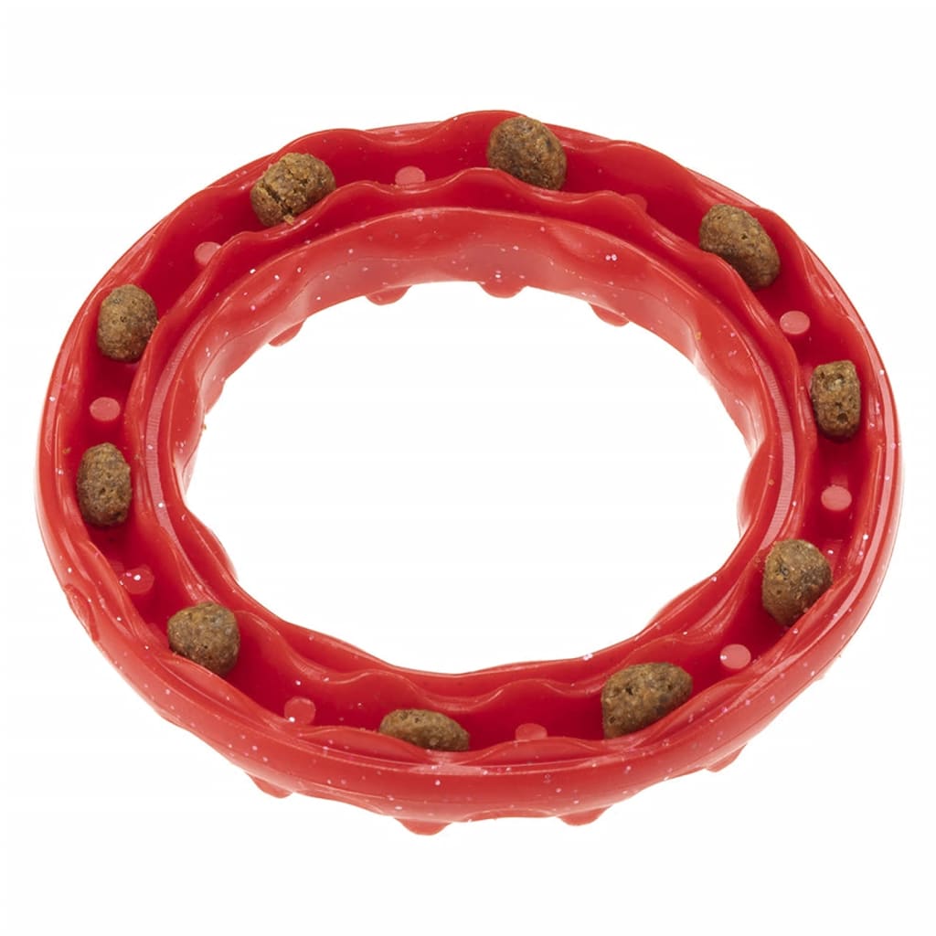 Ferplast Jucărie dentară pentru câini „Smile”, mare, roșu, 20x18x4 cm - Lando