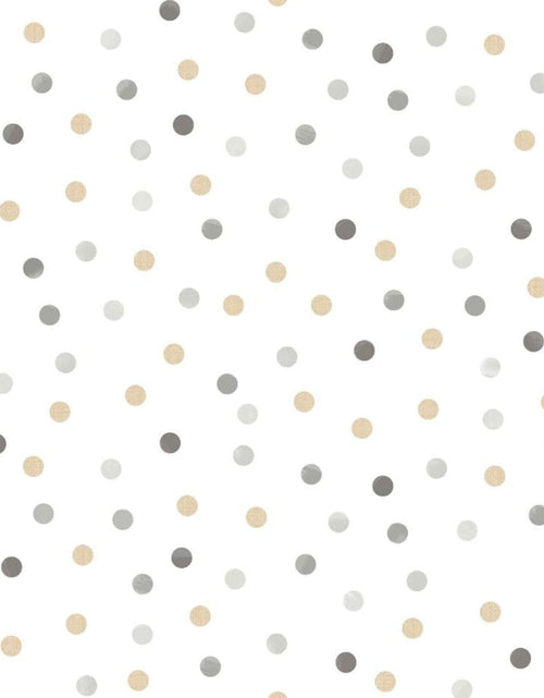 Загрузите изображение в средство просмотра галереи, Noordwand Tapet „Mondo baby Confetti Dots”, alb, gri și bej - Lando
