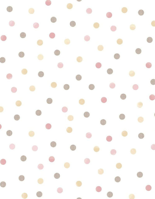 Încărcați imaginea în vizualizatorul Galerie, Noordwand Tapet „Mondo baby Confetti Dots”, roz, alb și maro - Lando
