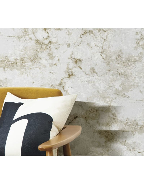 Încărcați imaginea în vizualizatorul Galerie, Noordwand Tapet „Friends &amp; Coffee Marble Concrete”, gri și metalic - Lando

