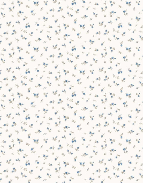 Încărcați imaginea în vizualizatorul Galerie, Noordwand Tapet „Blooming Garden 6 Little Roses”, alb și albastru - Lando
