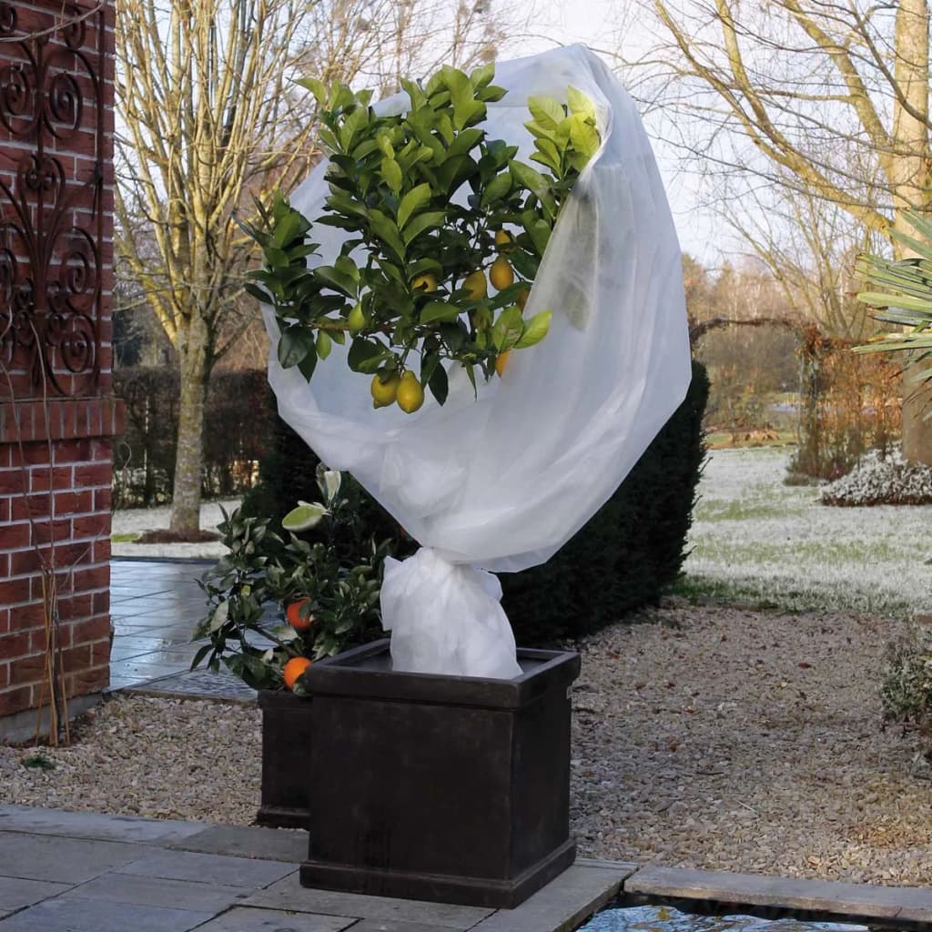 Nature Husă anti-îngheț din fleece  alb 4 x 6 m 30 g / m² - Lando