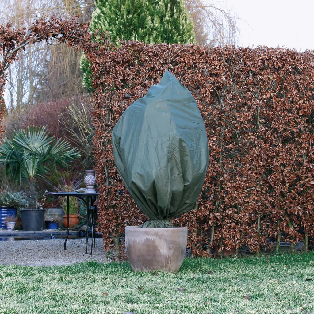 Nature Huse de fleece pentru iarnă, 3 buc, 50 g/m² 100x50 cm, verde Lando - Lando