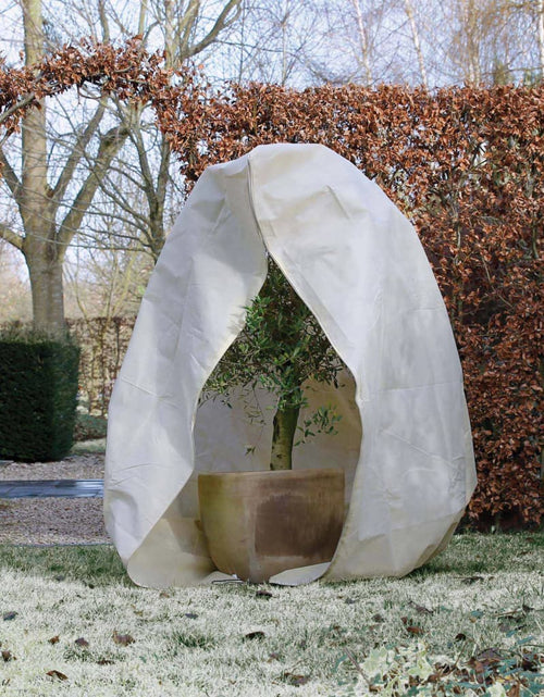 Încărcați imaginea în vizualizatorul Galerie, Nature Husă anti-îngheț din fleece cu fermoar bej 2x1,5x1,5 m, 70 g/m² Lando - Lando
