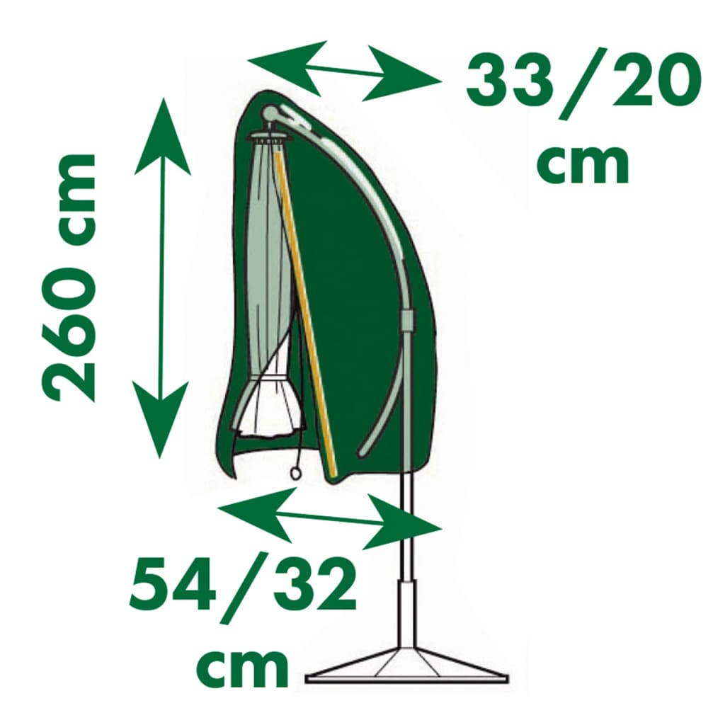 Nature Husă protecție pentru umbrele de soare înclinate 54/32x260 cm Lando - Lando