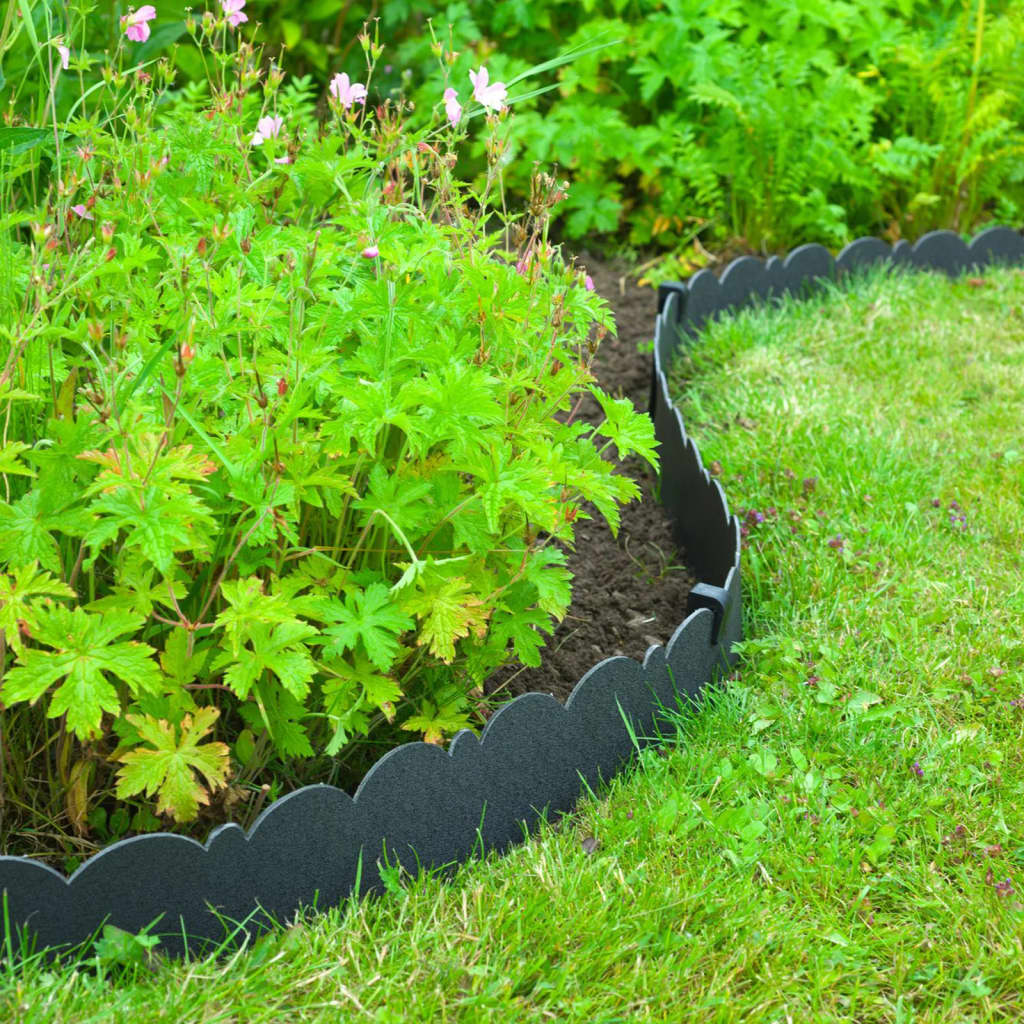 Nature Borduri de grădină, 0,13 x 12 m, 3 mm, negru Lando - Lando