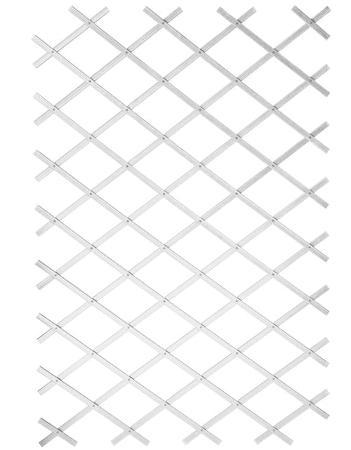 Încărcați imaginea în vizualizatorul Galerie, Nature Gard de grădină tip Trellis, 50 x 150 cm PVC, alb, 6040701 - Lando
