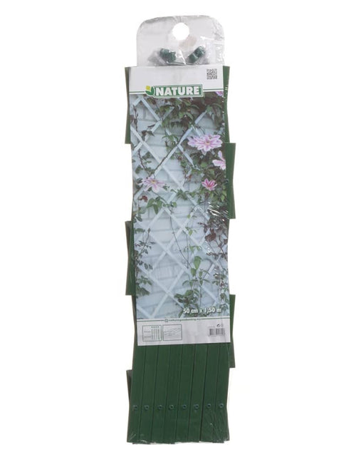 Încărcați imaginea în vizualizatorul Galerie, Nature Gard de grădină tip Trellis, 50 x 150 cm PVC, verde, 6040702 Lando - Lando

