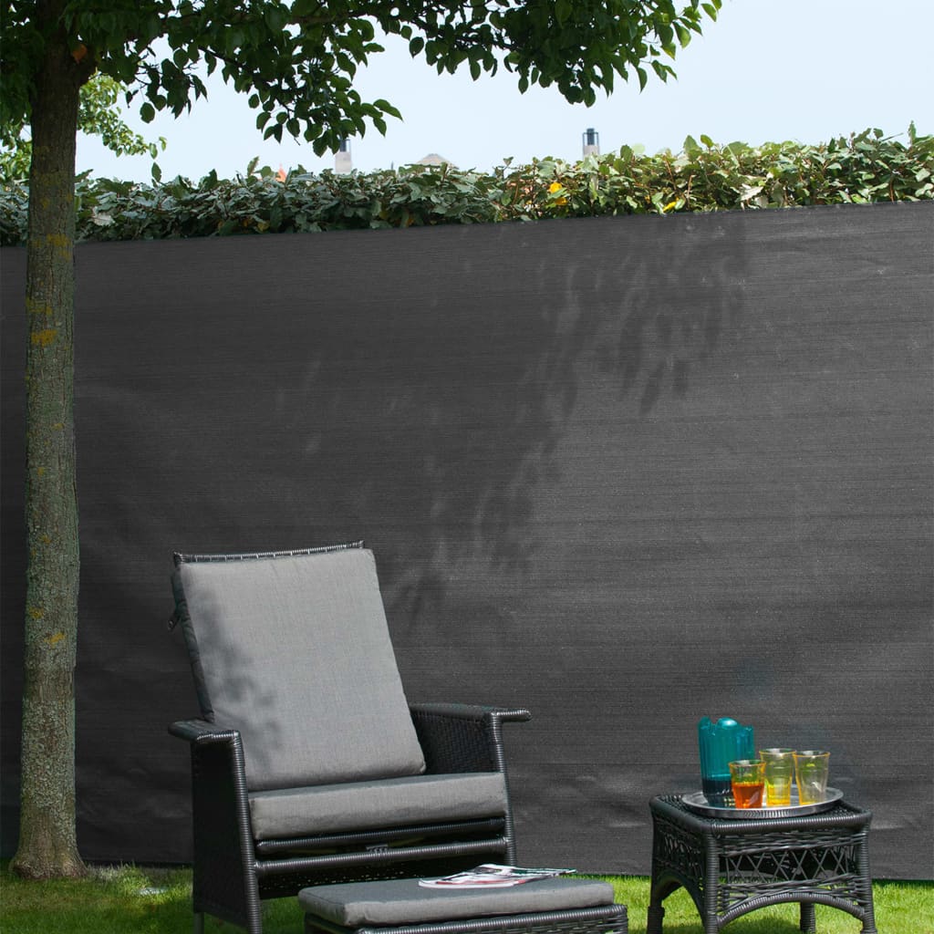 Nature Gard de grădină paravan din plasă, antracit, 1,2 x 5 m, PE Lando - Lando