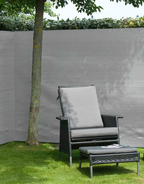 Încărcați imaginea în vizualizatorul Galerie, Nature Gard de grădină paravan din plasă, gri, 1,2 x 5 m, PE Lando - Lando
