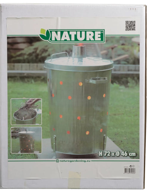 Загрузите изображение в средство просмотра галереи, Nature Incinerator de grădină, 46x72 cm, oțel galvanizat, rotund Lando - Lando
