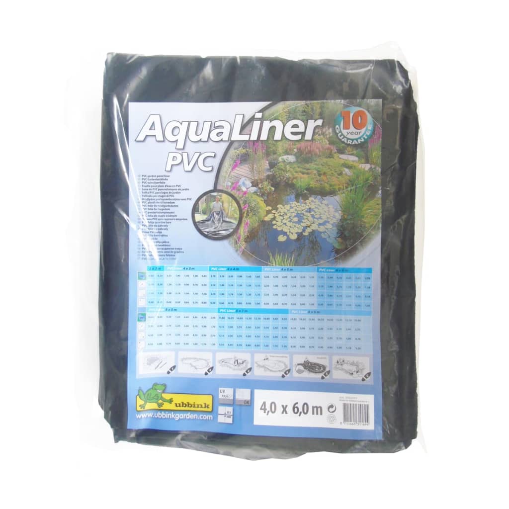 Ubbink Căptușeală iaz AquaLiner, PVC 6 x 4 m 1061252 - Lando
