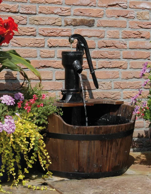 Încărcați imaginea în vizualizatorul Galerie, Ubbink Decorațiune de apă pentru grădină Butoi din lemn Lando - Lando
