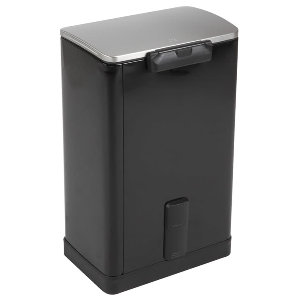 EKO Coș de gunoi cu pedală E-Cube, negru mat, 40 L Lando - Lando