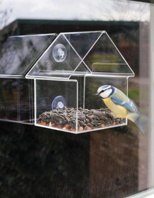 Загрузите изображение в средство просмотра галереи, Esschert Design Hrănitor de păsări din acril, 15 x 10 x 15,3 cm, FB370 - Lando
